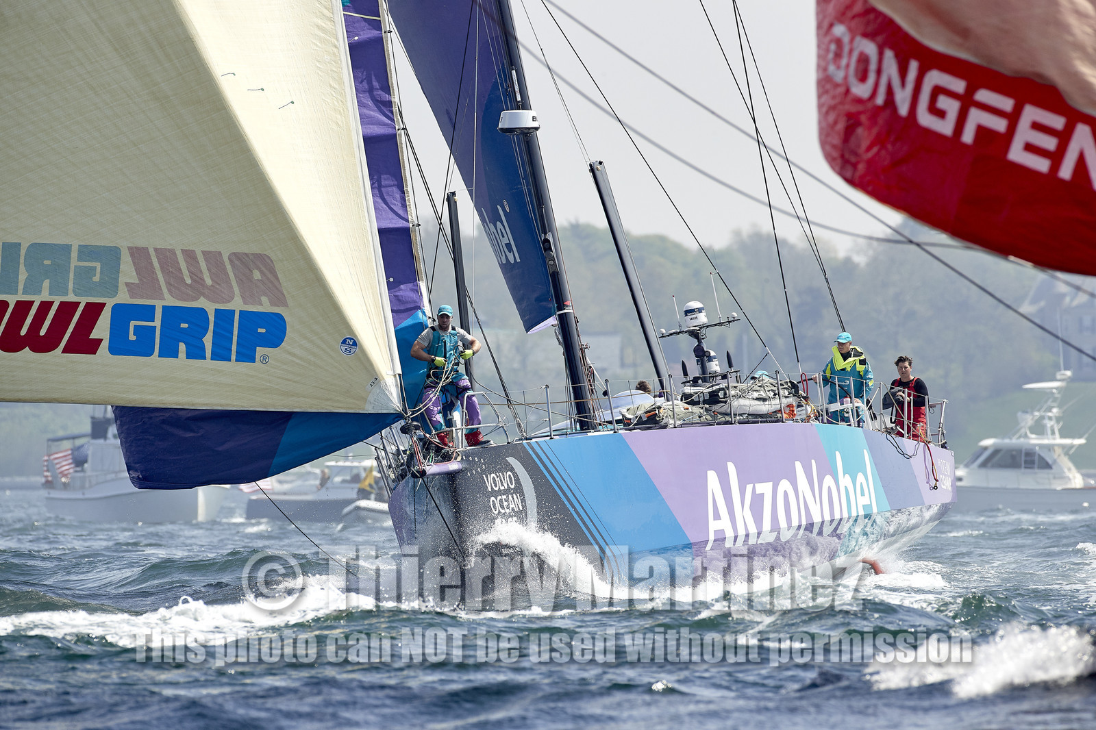 team AkzoNobel  in Volvo Ocean Race 2017-18.