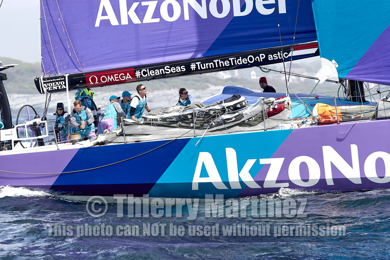 team AkzoNobel  in Volvo Ocean Race 2017-18.