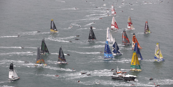 VENDEE GLOBE 2012 13 , Start  10 Nov 2012.