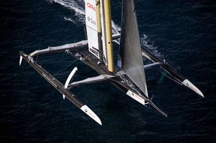 33rd  AMERICA'S CUP Valencia Spain, February 2010 - Defender:  ALINGHI (ALINGHI 5) vs Challenger : BMW Oracle Racing (USA 17)