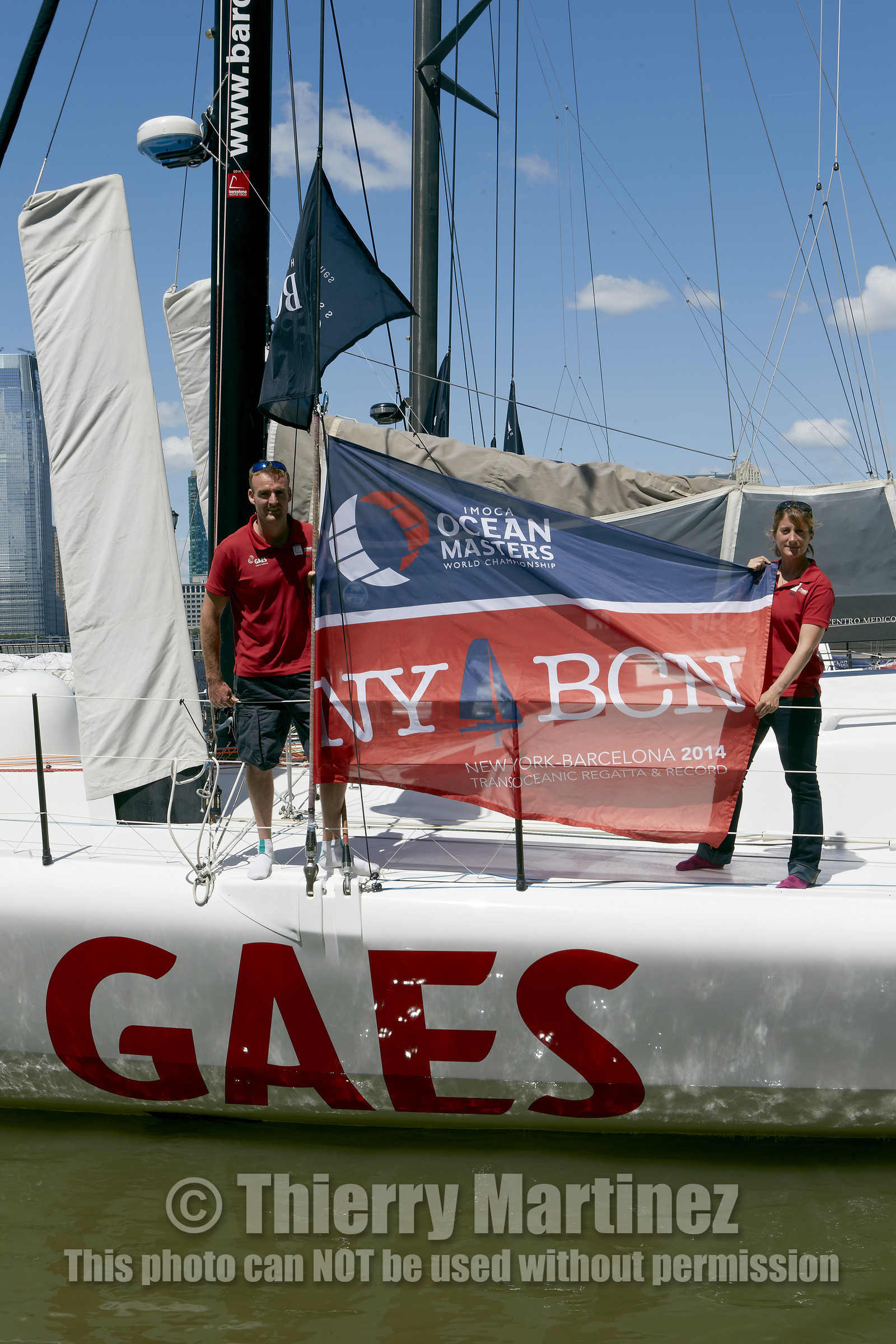 IMOCA OCEAN MASTERS NY-BCN Race.