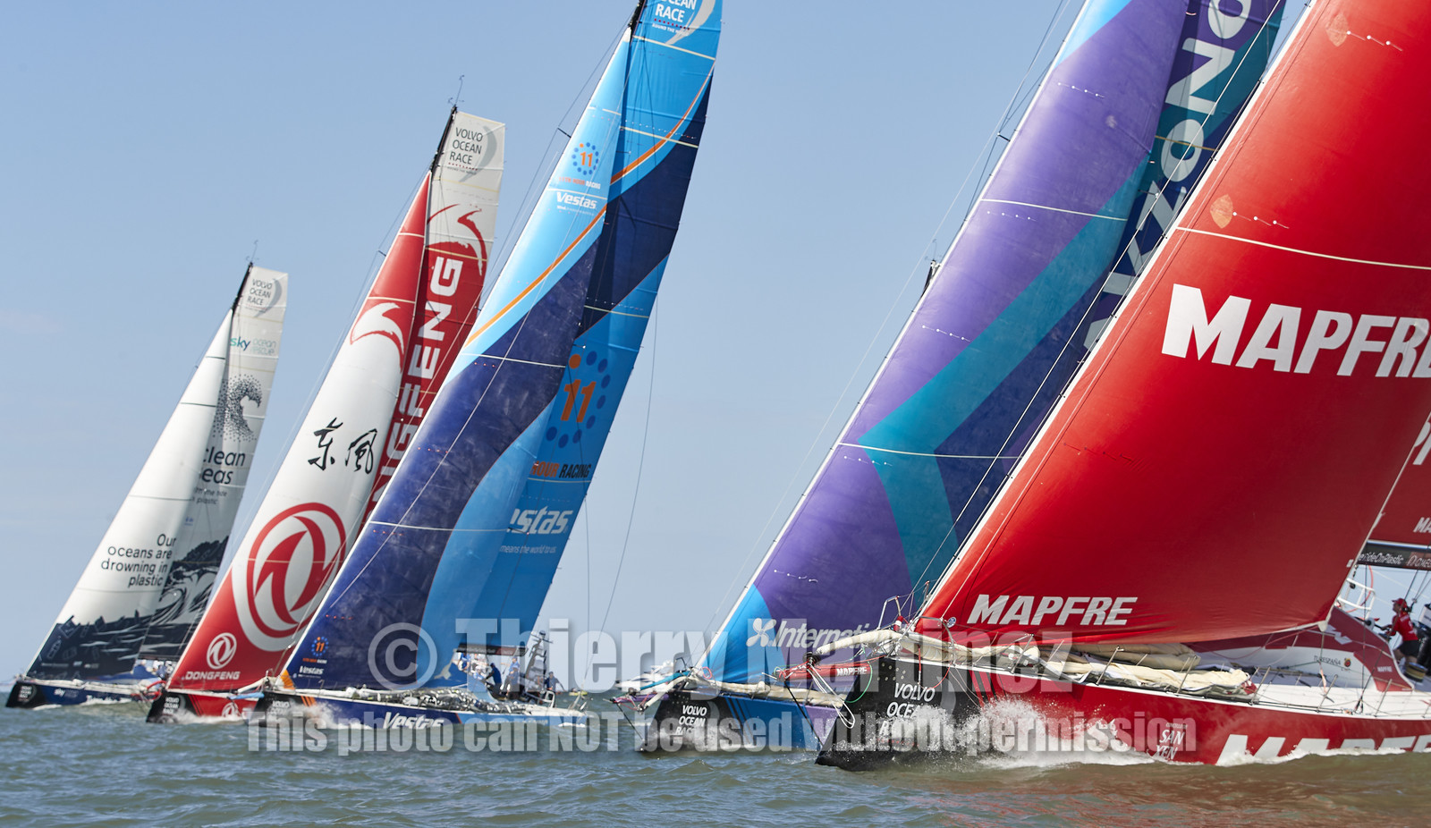 team AkzoNobel  in Volvo Ocean Race 2017-18.