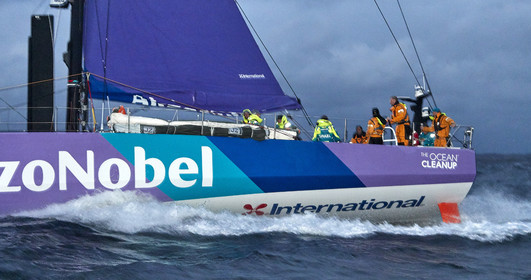 team AkzoNobel  in Volvo Ocean Race 2017-18.