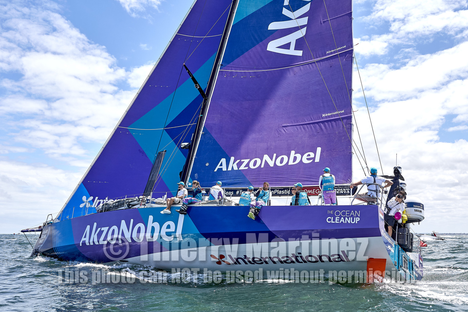 team AkzoNobel  in Volvo Ocean Race 2017-18.