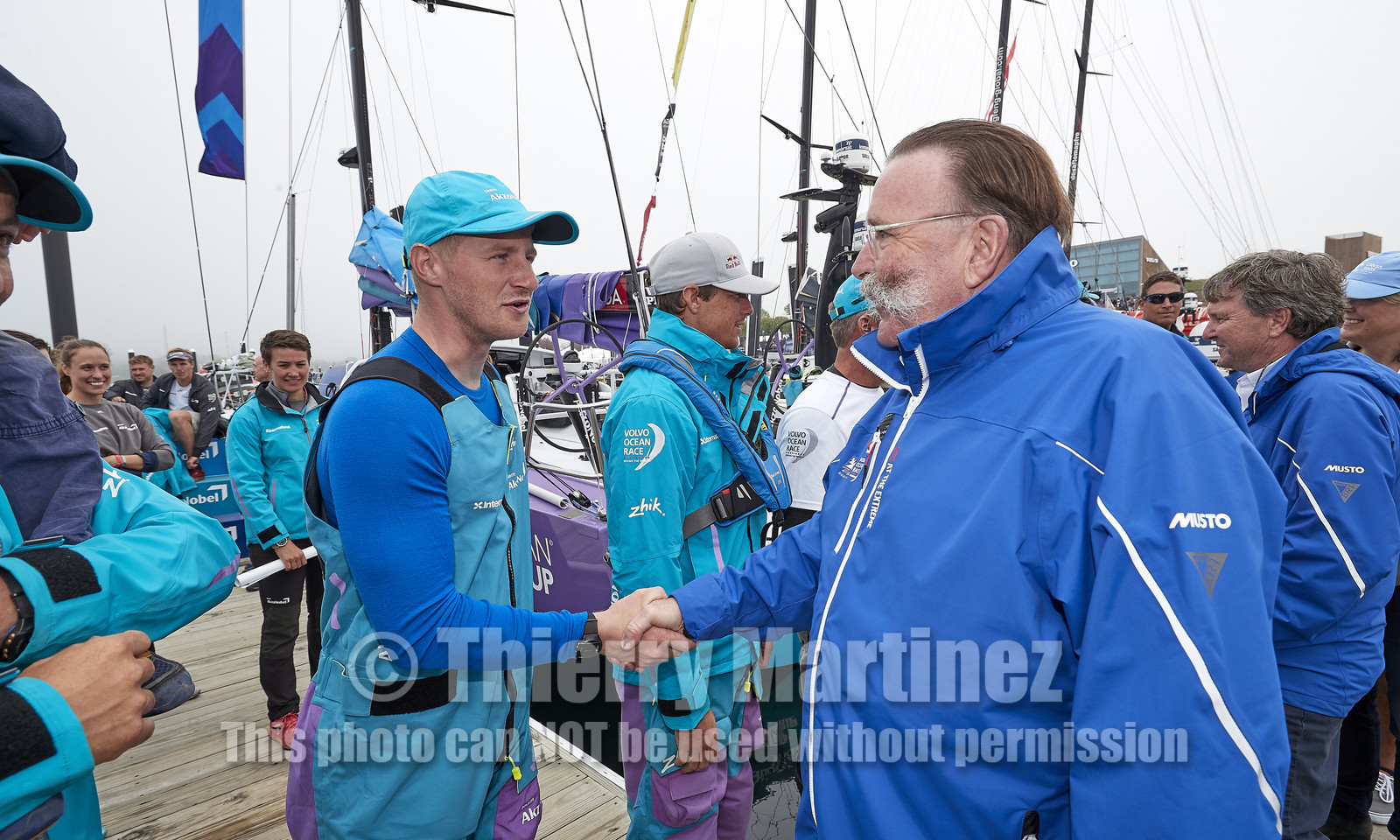 team AkzoNobel  in Volvo Ocean Race 2017-18.