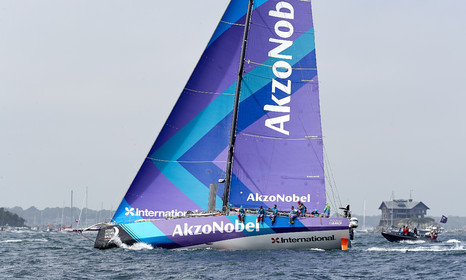 team AkzoNobel  in Volvo Ocean Race 2017-18.
