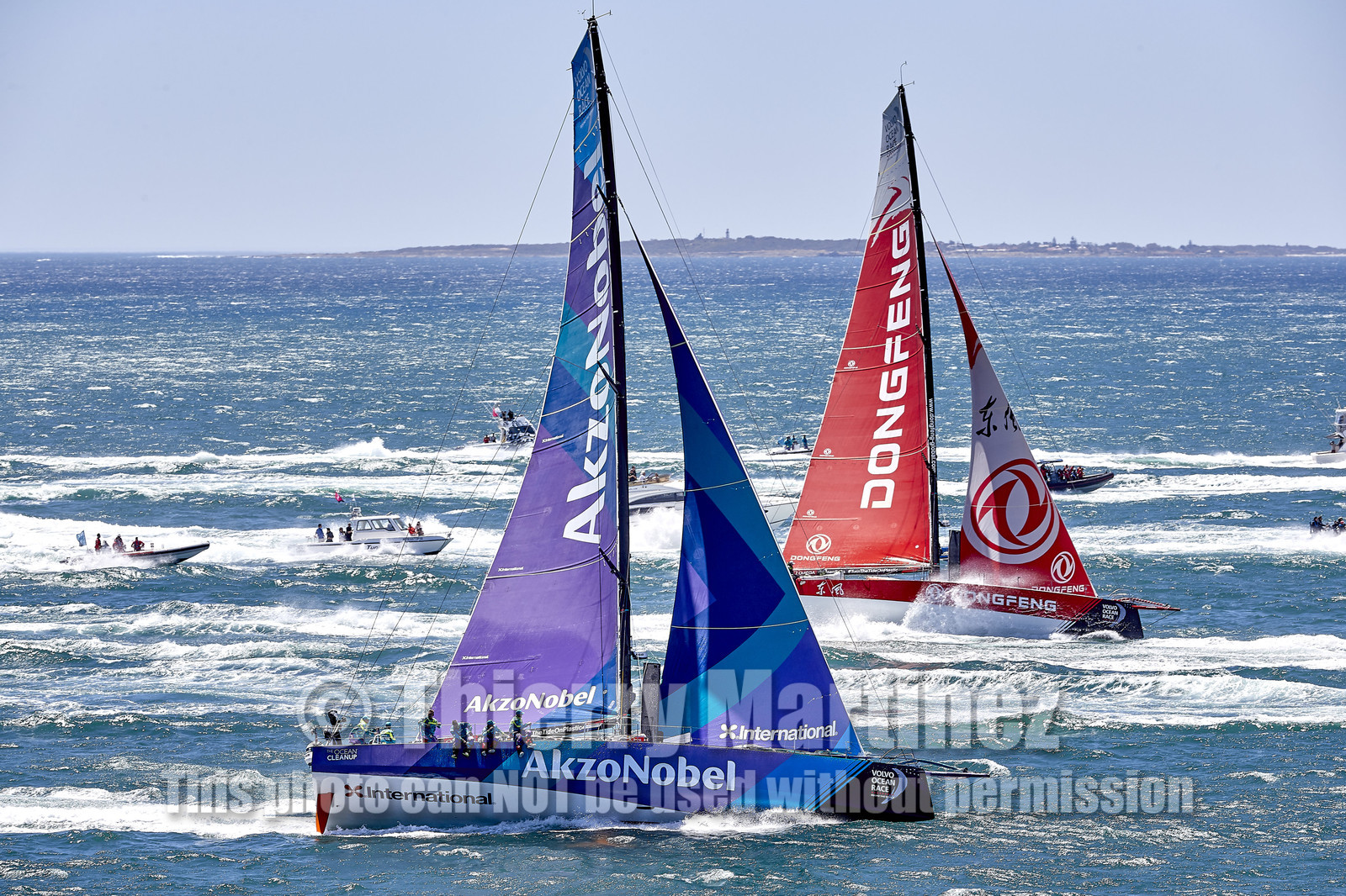 team AkzoNobel  in Volvo Ocean Race 2017-18.