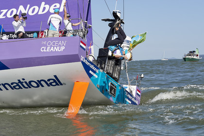 team AkzoNobel  in Volvo Ocean Race 2017-18.