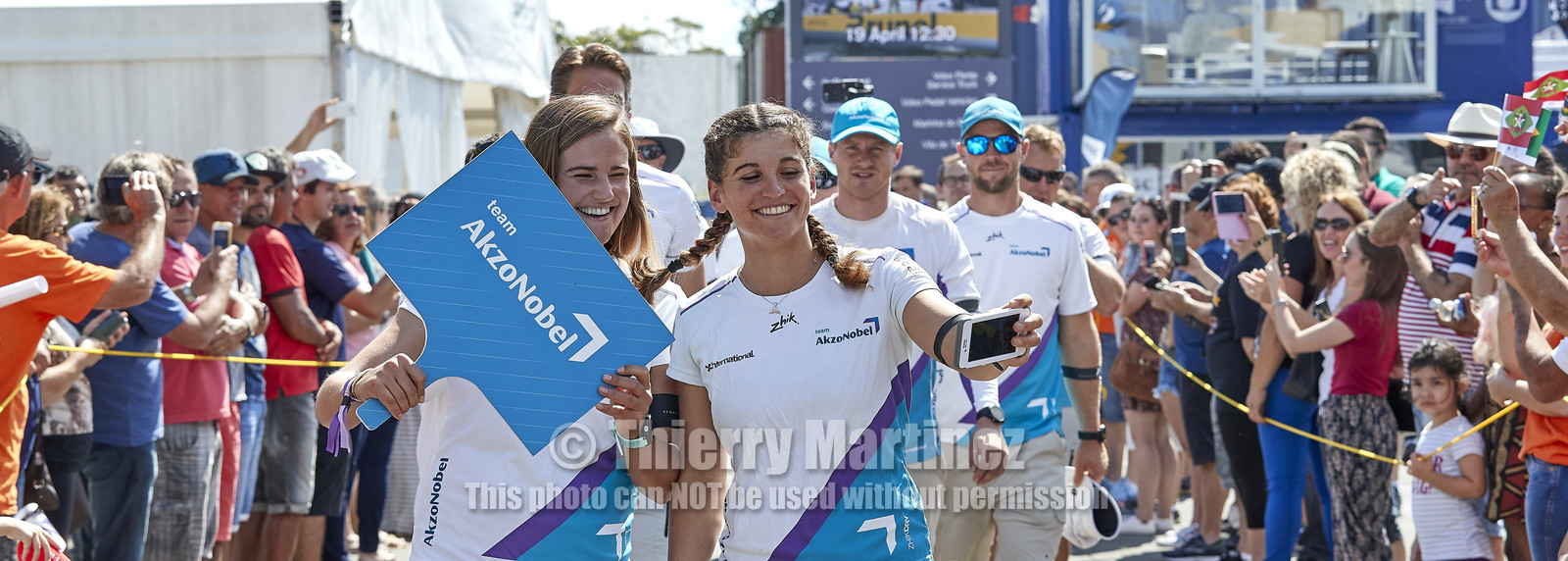 team AkzoNobel  in Volvo Ocean Race 2017-18.