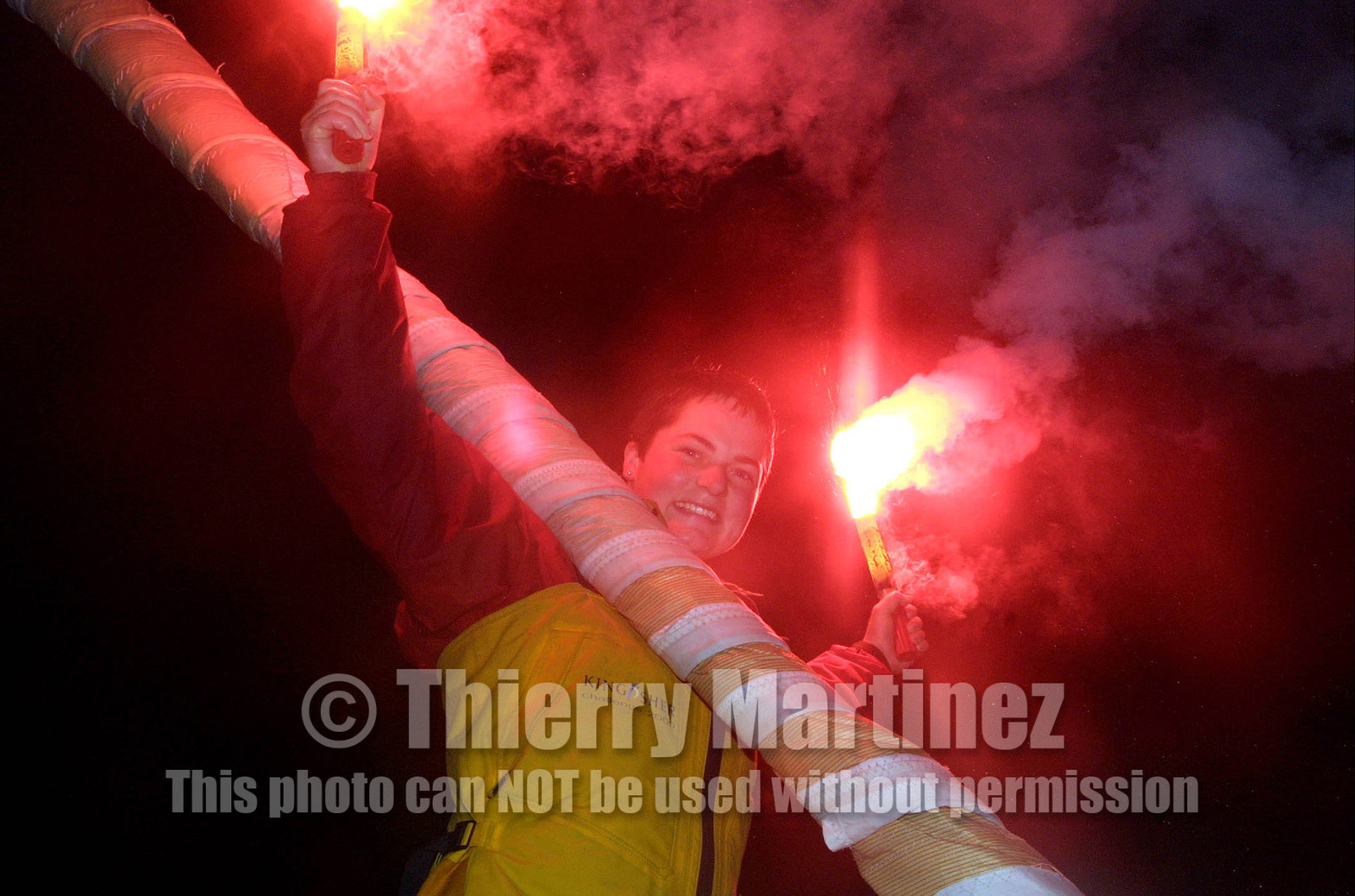 2000 Vendee Globe. Finish. Les Sables d'Olonne(FRA)