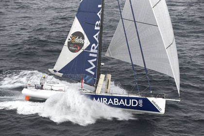 MIRABAUD  Monohull IMOCA 60, skipper Dominique Wavre (SUi)