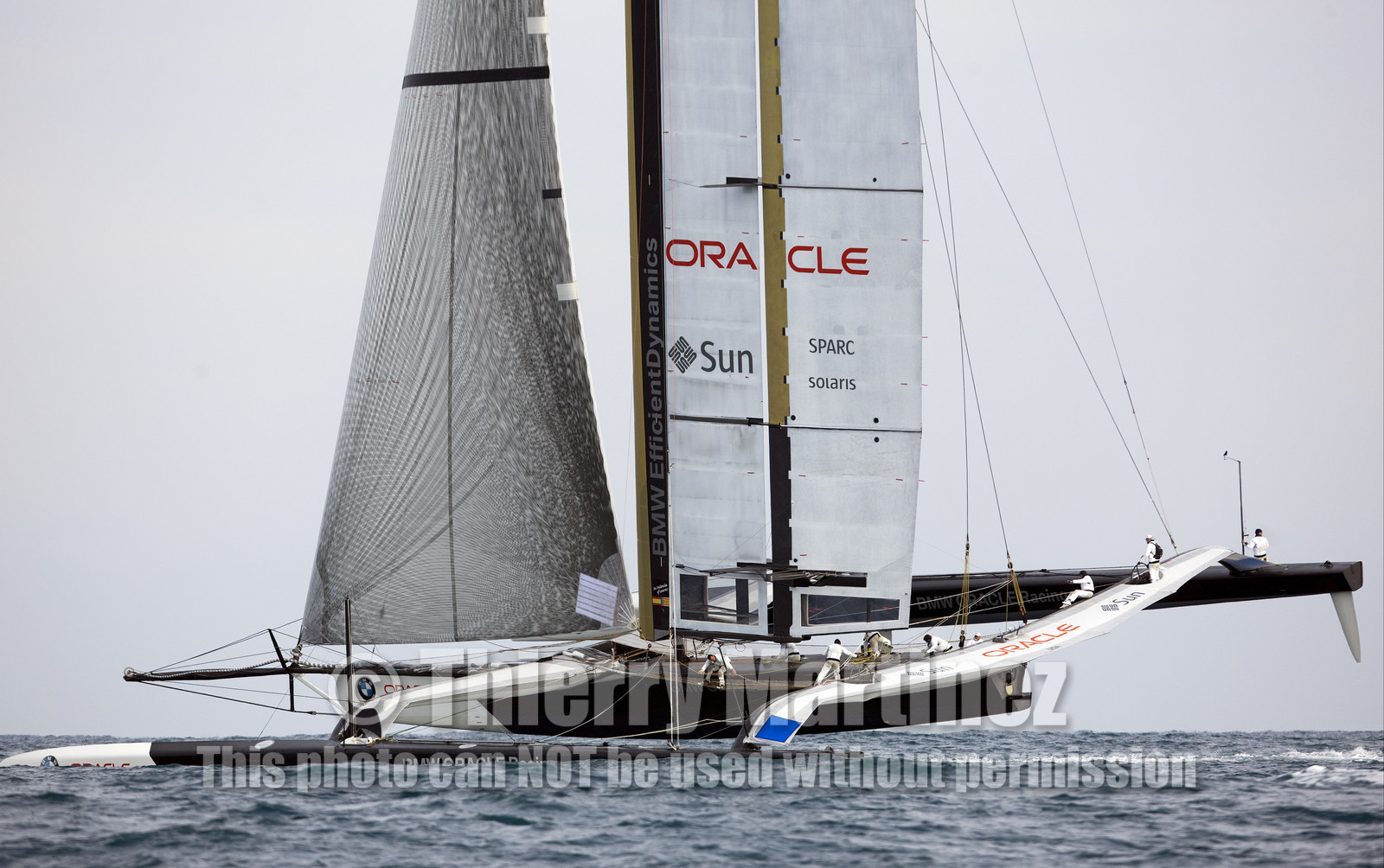 33rd  AMERICA'S CUP Valencia Spain, February 2010 - Defender:  ALINGHI (ALINGHI 5) vs Challenger : BMW Oracle Racing (USA 17)