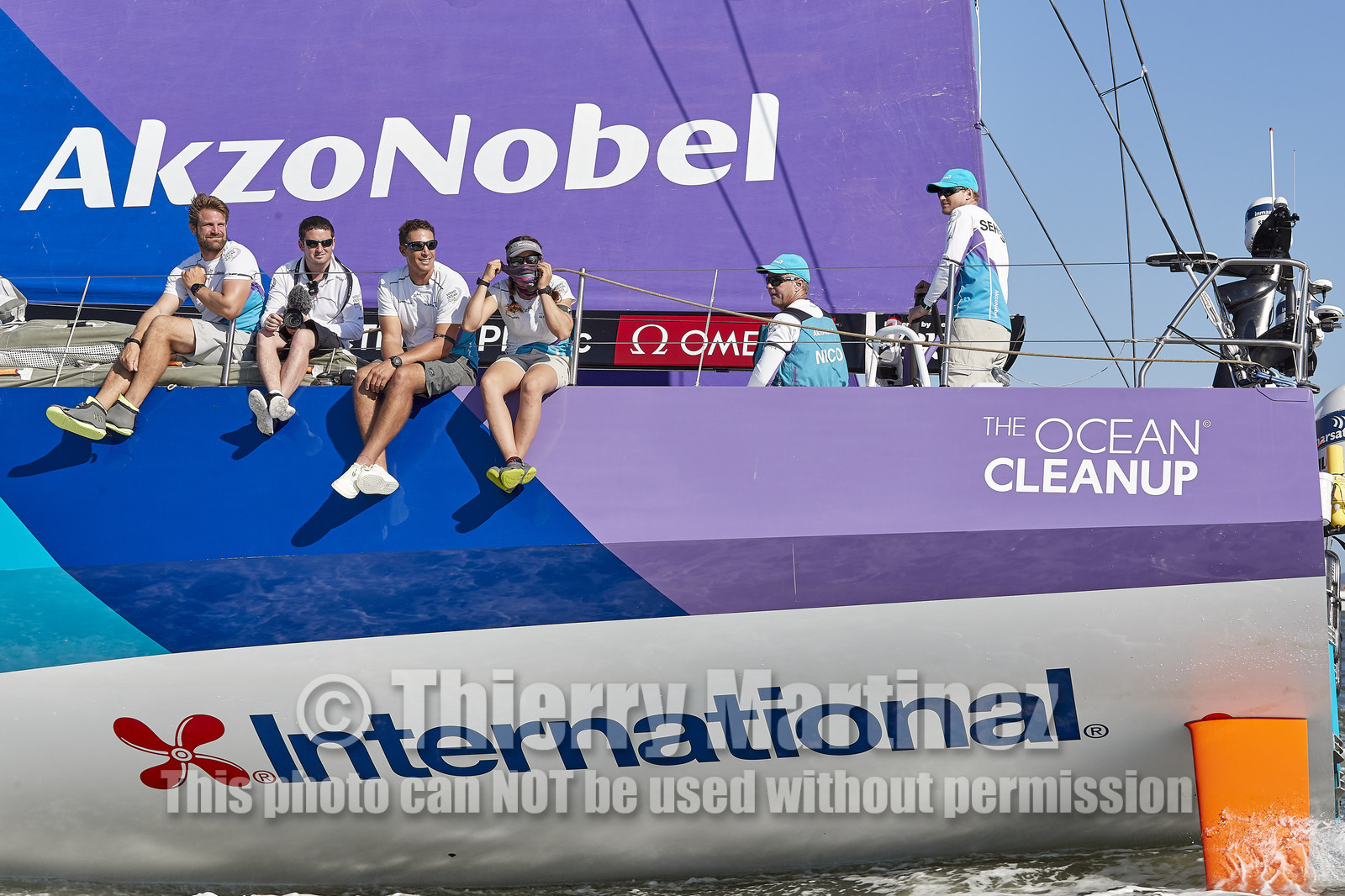 team AkzoNobel  in Volvo Ocean Race 2017-18.