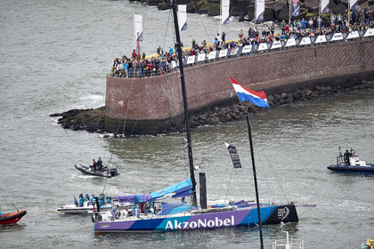 team AkzoNobel  in Volvo Ocean Race 2017-18.