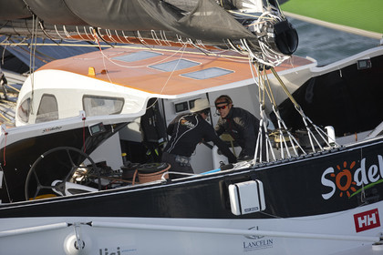 Départ Transat Jacques Vabre 2015.