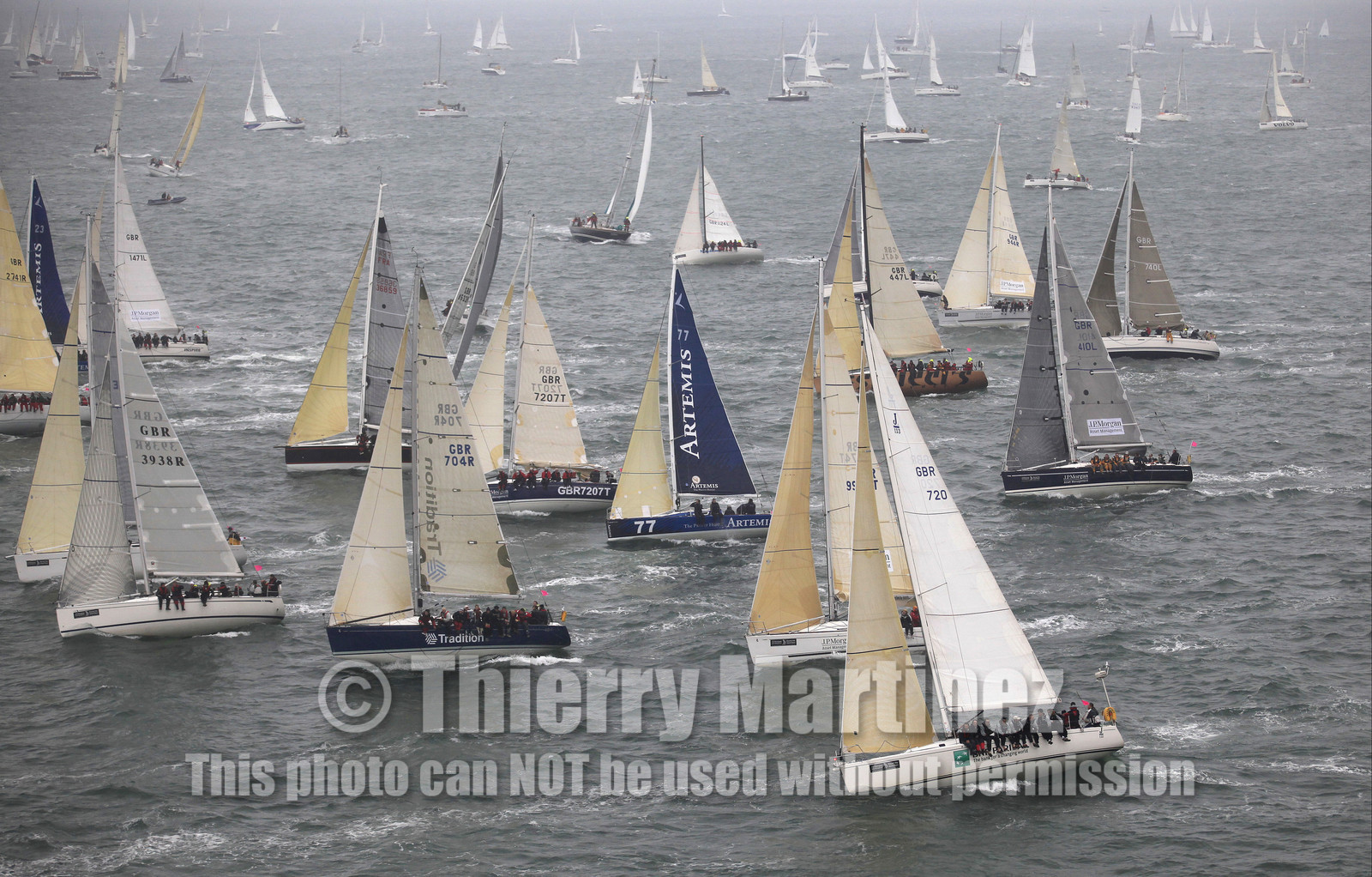 JP Morgan Asset Management Round The Island Race. 80th Anniversary race.