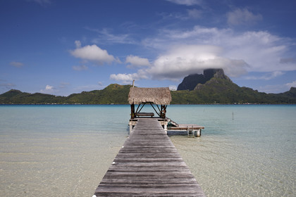 15_025923  ©ThMartinez Sea&Co.  BORA BORA - ILES SOUS LE VENT. POLYNESIE FRANCAISE .  6 Février 2015. . Bora Bora depuis Eden Beach Bora Bora..