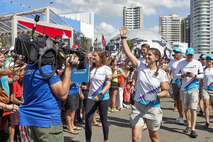 team AkzoNobel  in Volvo Ocean Race 2017-18.