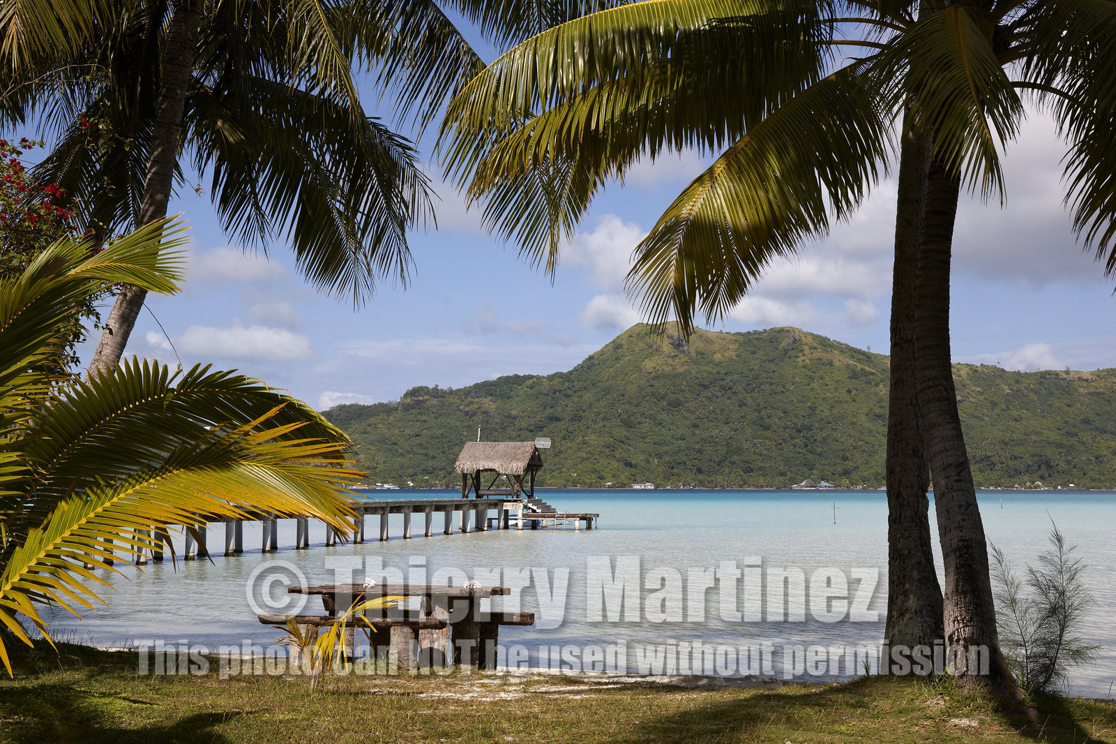 15_025936  ©ThMartinez Sea&Co.  BORA BORA - ILES SOUS LE VENT. POLYNESIE FRANCAISE .  6 Février 2015. . Bora Bora depuis Eden Beach Bora Bora..