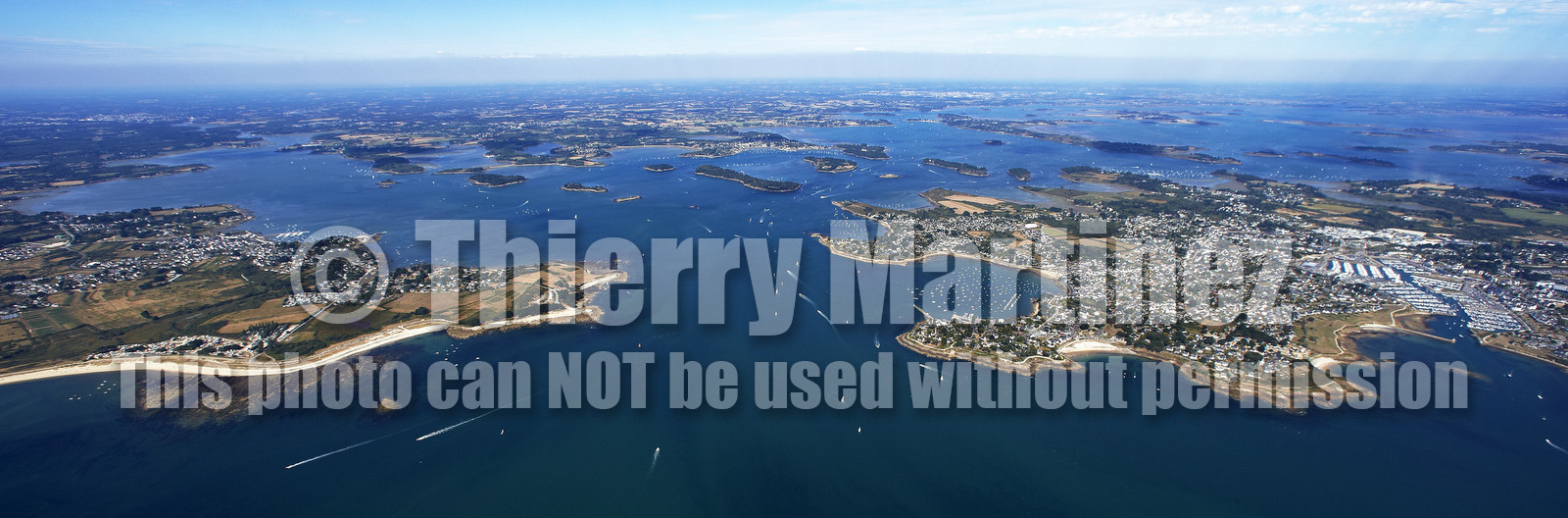 Vue aérienne de LOCMARIAQUER