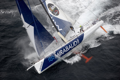 MIRABAUD  Monohull IMOCA 60, skipper Dominique Wavre (SUi)