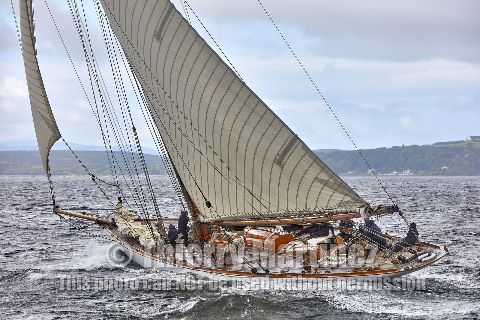 22_17006   © Thierry Martinez.FAIRLIE,SCOTLAND - UK 12th June 20222022 RICHARD MILLE FIFE REGATTA.Day 2 : LARGS to ROTHESAY