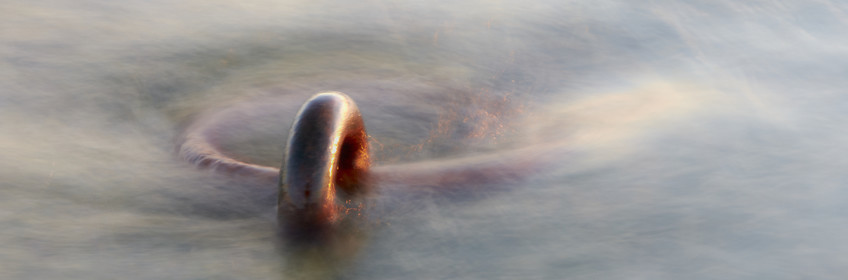 Levé de soleil à la cale du Guilvain.