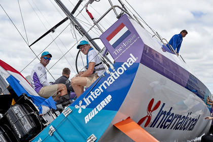 team AkzoNobel  in Volvo Ocean Race 2017-18.
