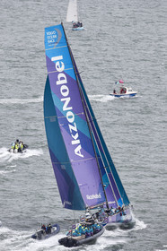 team AkzoNobel  in Volvo Ocean Race 2017-18.