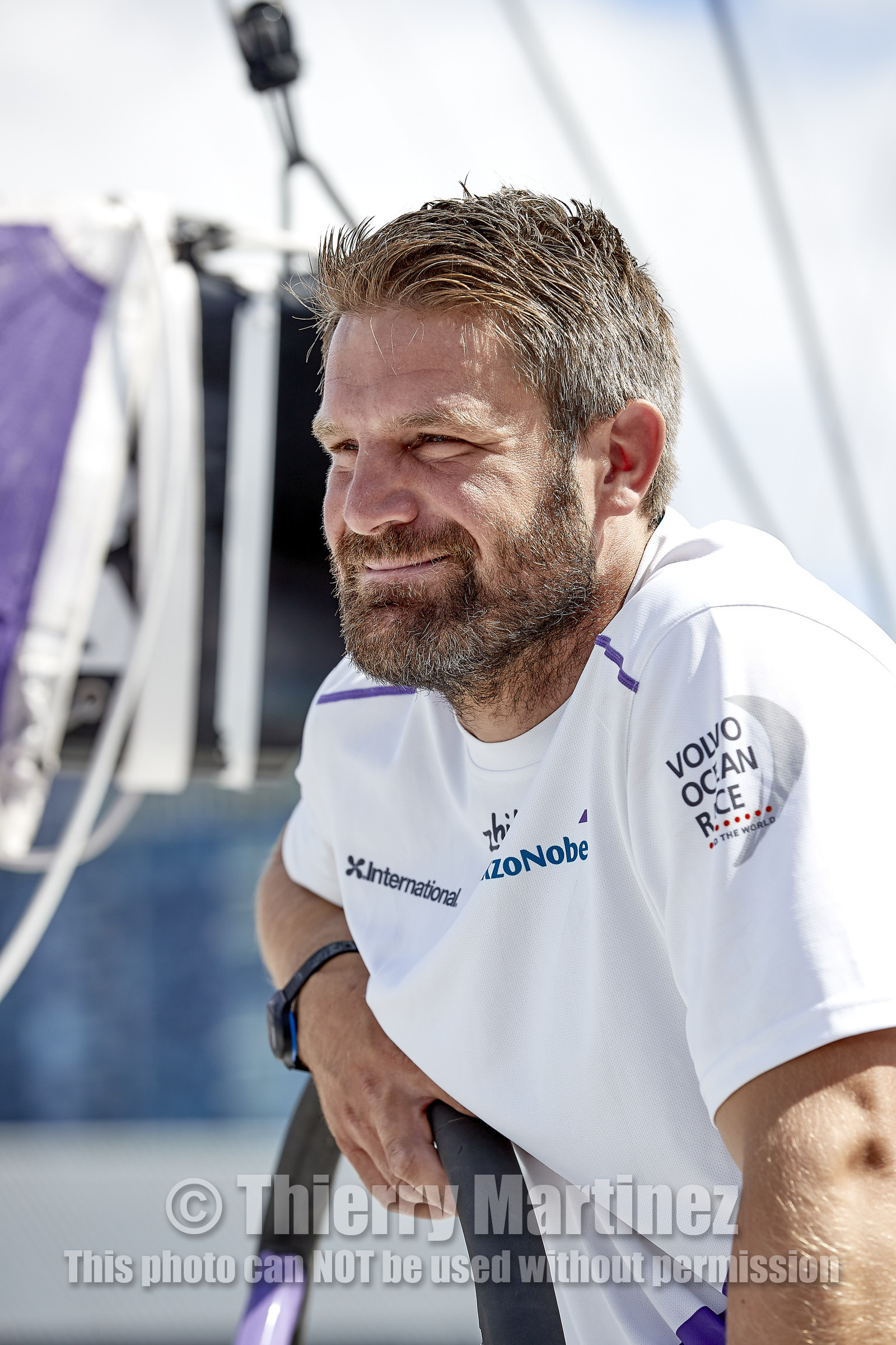 team AkzoNobel  in Volvo Ocean Race 2017-18.