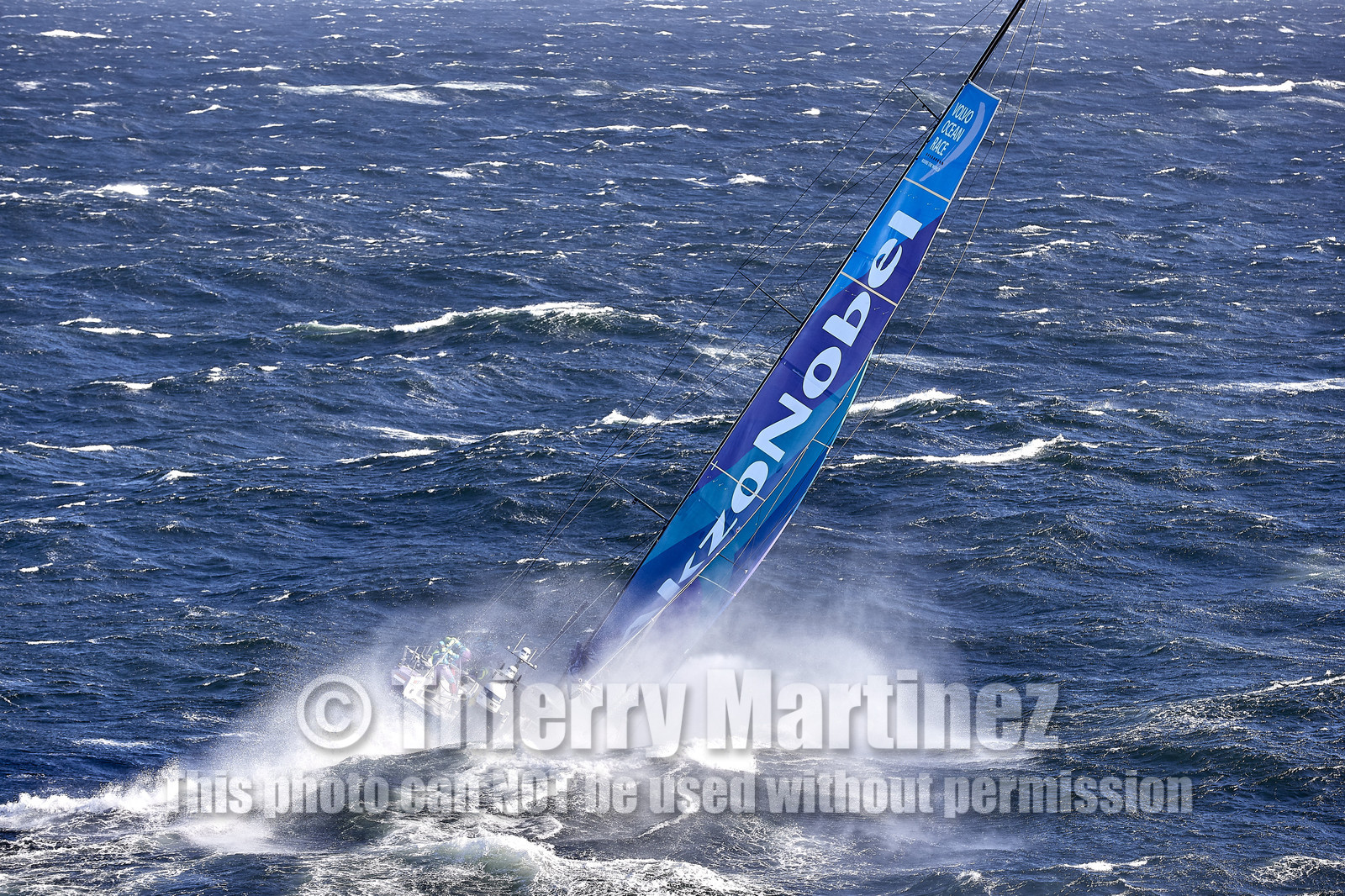 team AkzoNobel  in Volvo Ocean Race 2017-18.