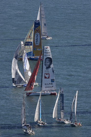 Départ Transat Jacques Vabre 2015.