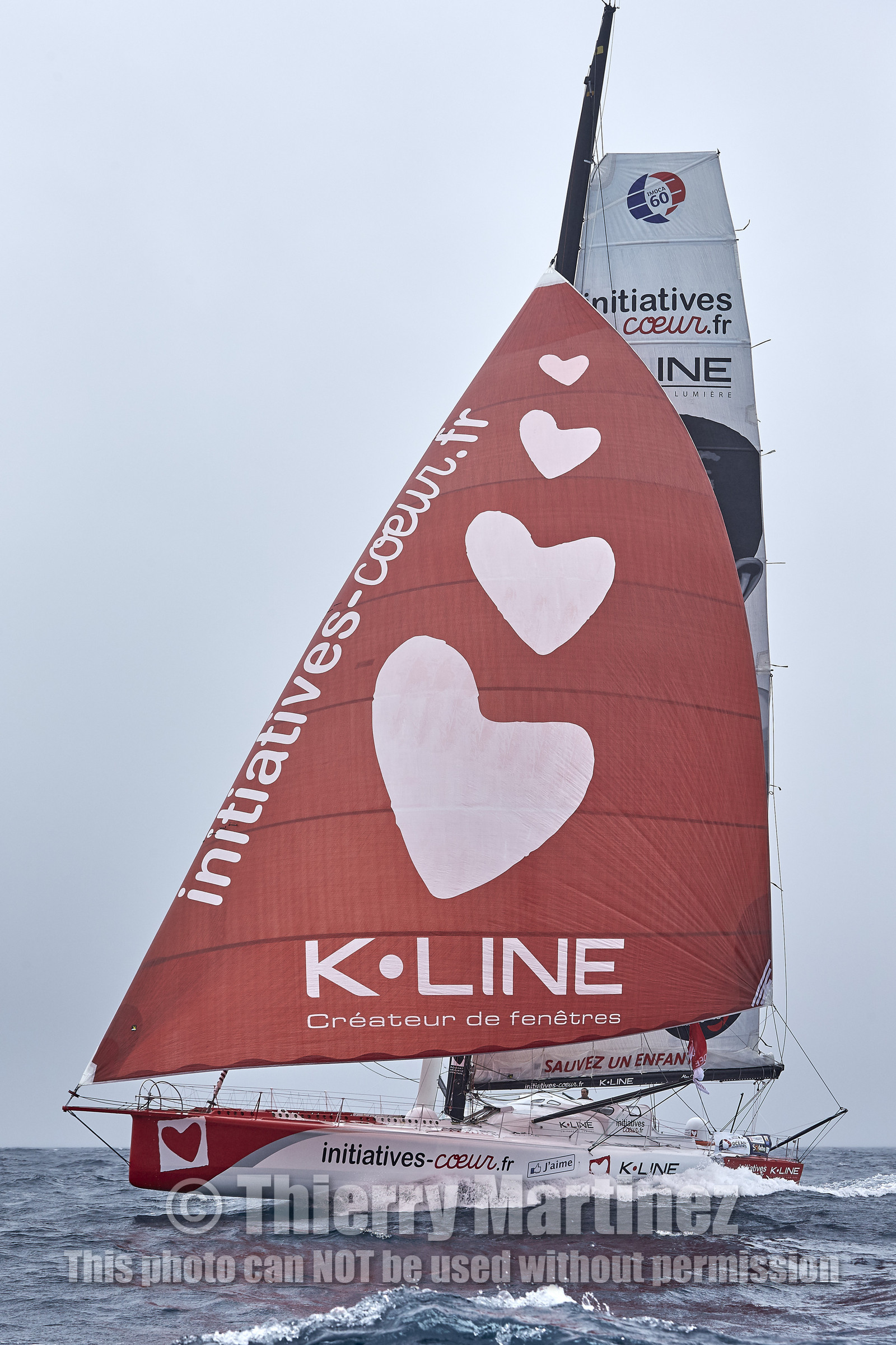16_40432  ©Th.Martinez Sea&Co.  ILE DE GROIX - - FRANCE. 3 Août 2016. .Tanguy De Lamotte (FRA), a bord de l'IMOCA Initiatives-Coeur au large de l'Ile de Groix (FRA) en préparation du Vendée Globe 2016-17.