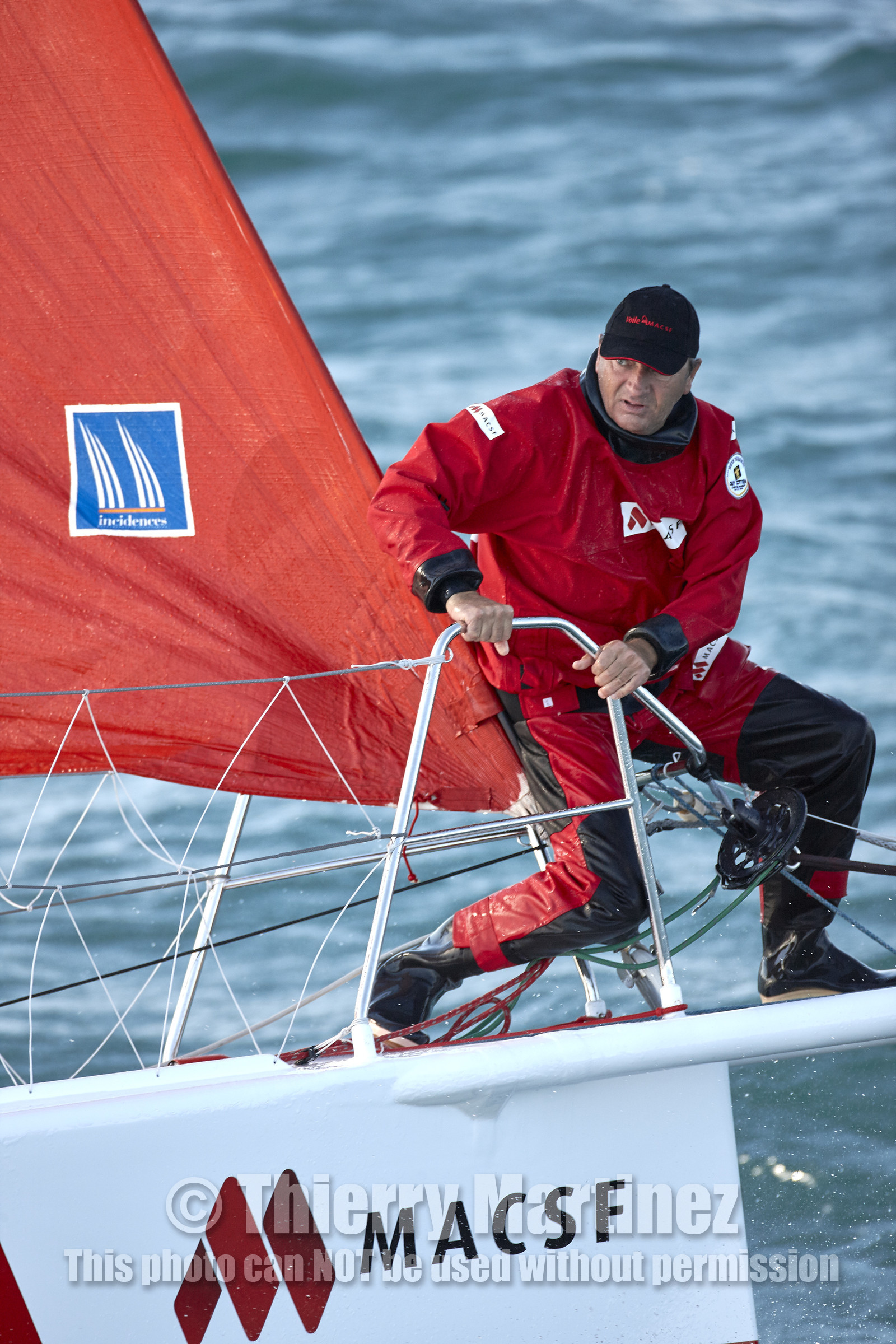 MACSF , Bertrand de Broc et Marc Guillemot avant la Transat Jacques Vabre 2015.