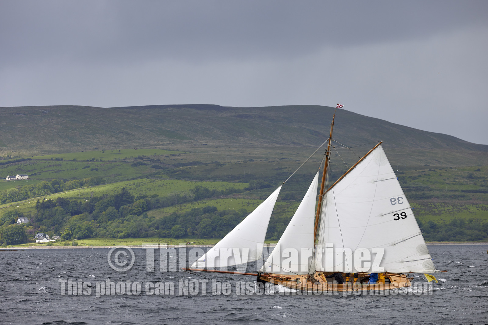 22_17006   © Thierry Martinez.FAIRLIE,SCOTLAND - UK 12th June 20222022 RICHARD MILLE FIFE REGATTA.Day 2 : LARGS to ROTHESAY