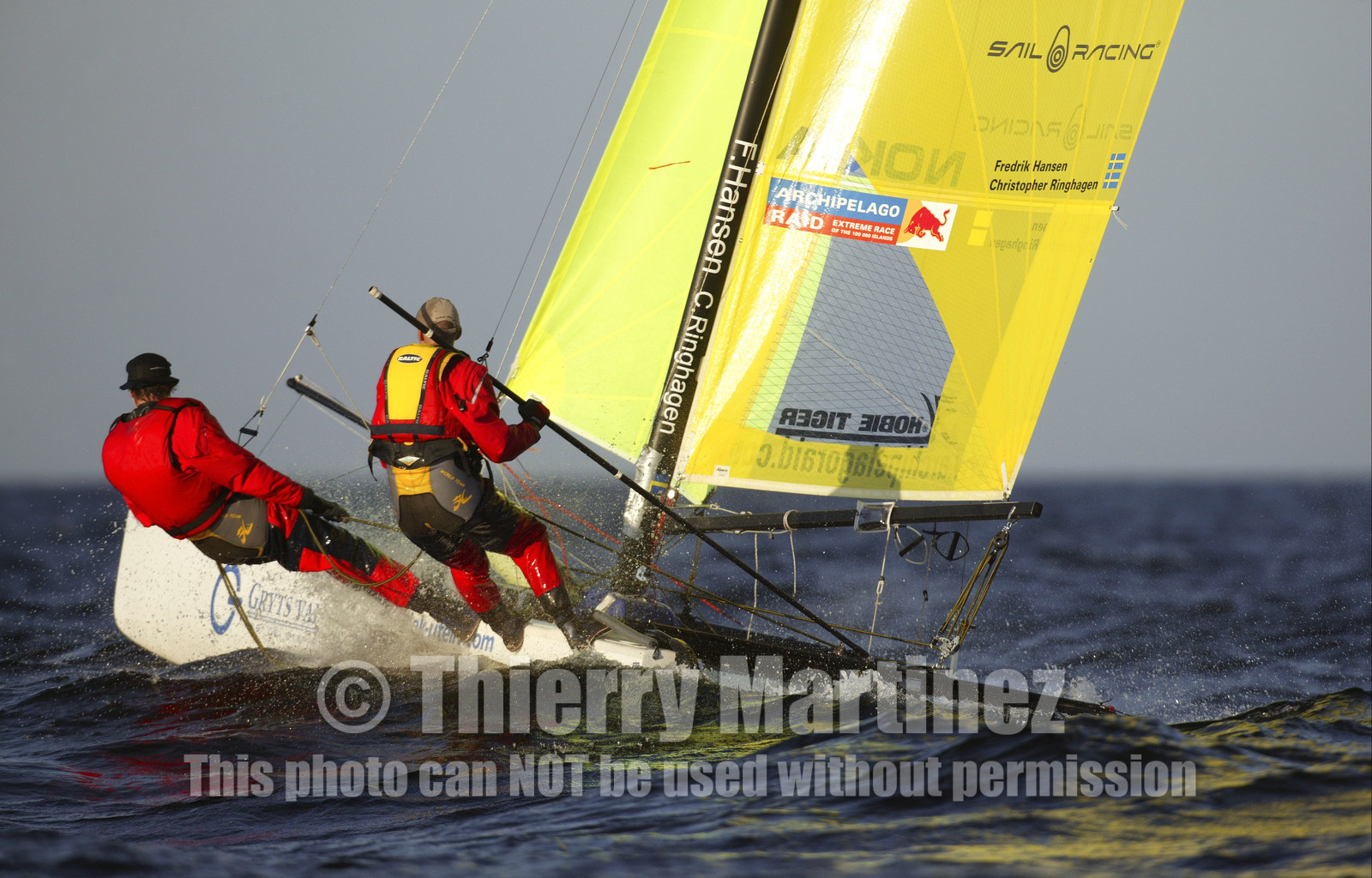 03_3131D   © Th.Martinez,STOCKHOLM ARCHIPELAGO SWEDEN, 9 07 03-Archipelago Raid (2003)  Leg3..Frederik Hansen (SWE) & Christopher Ringstrand (SWE) REALSAILING .