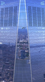 Aerial view of New York City (USA).