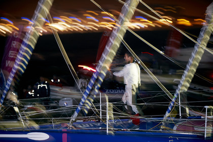 2012 13 VENDEE GLOBE. Armel Le Cleac'h (FRA) BANQUE POPULAIRE 2nd .