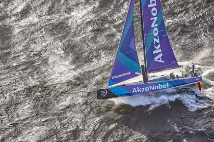 team AkzoNobel  in Volvo Ocean Race 2017-18.