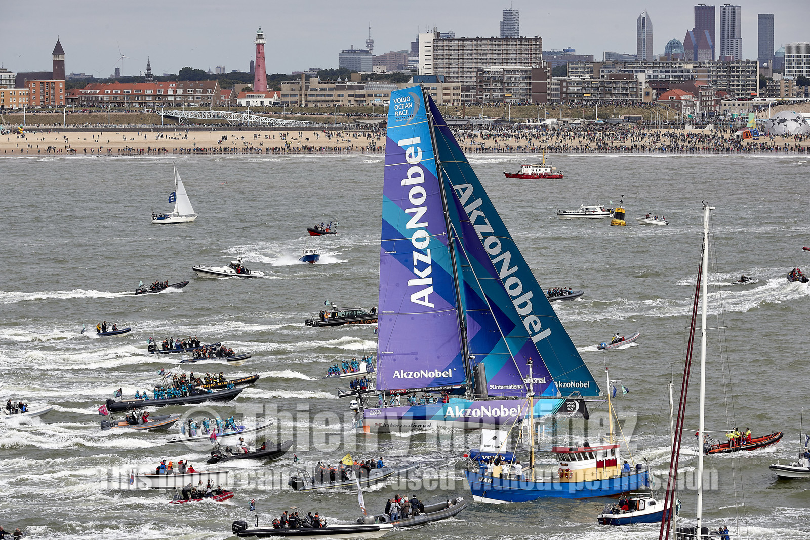 team AkzoNobel  in Volvo Ocean Race 2017-18.
