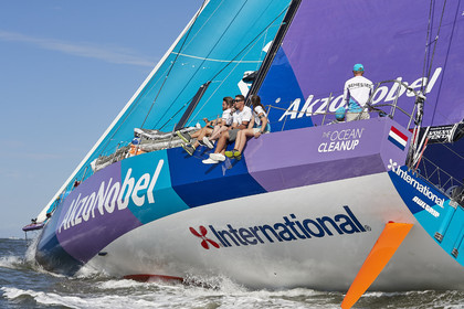 team AkzoNobel  in Volvo Ocean Race 2017-18.
