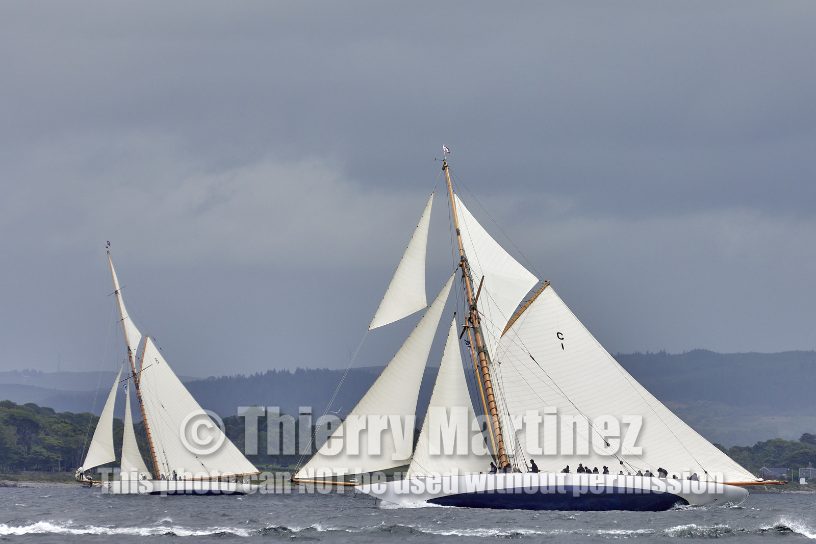 22_17006   © Thierry Martinez.FAIRLIE,SCOTLAND - UK 13th June 20222022 RICHARD MILLE FIFE REGATTA.Day 3;