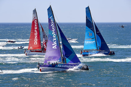 team AkzoNobel  in Volvo Ocean Race 2017-18.