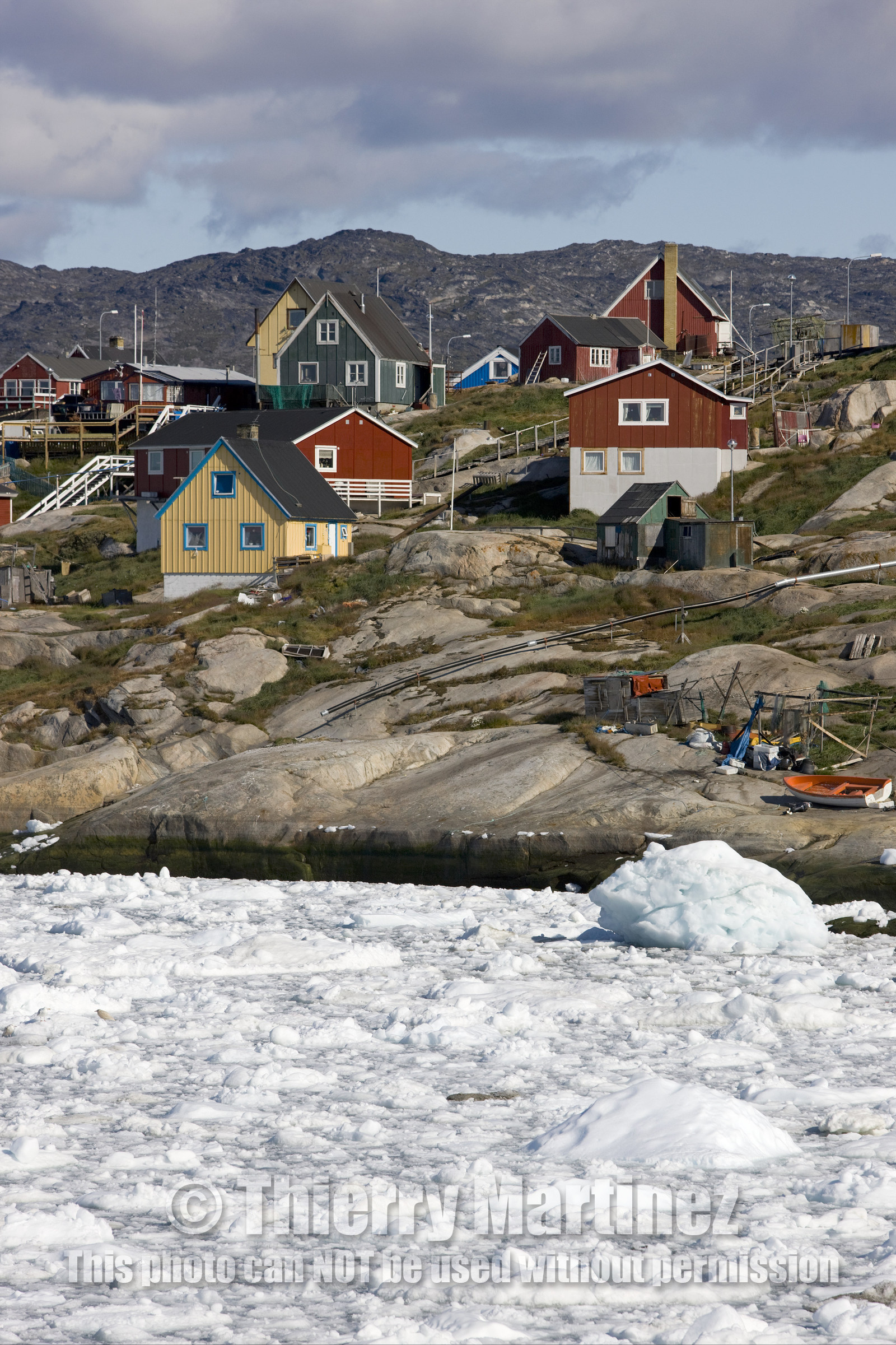 Schooner LA LOUISE sailing on west coast of Greenland.