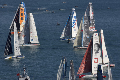 Départ Transat Jacques Vabre 2015.