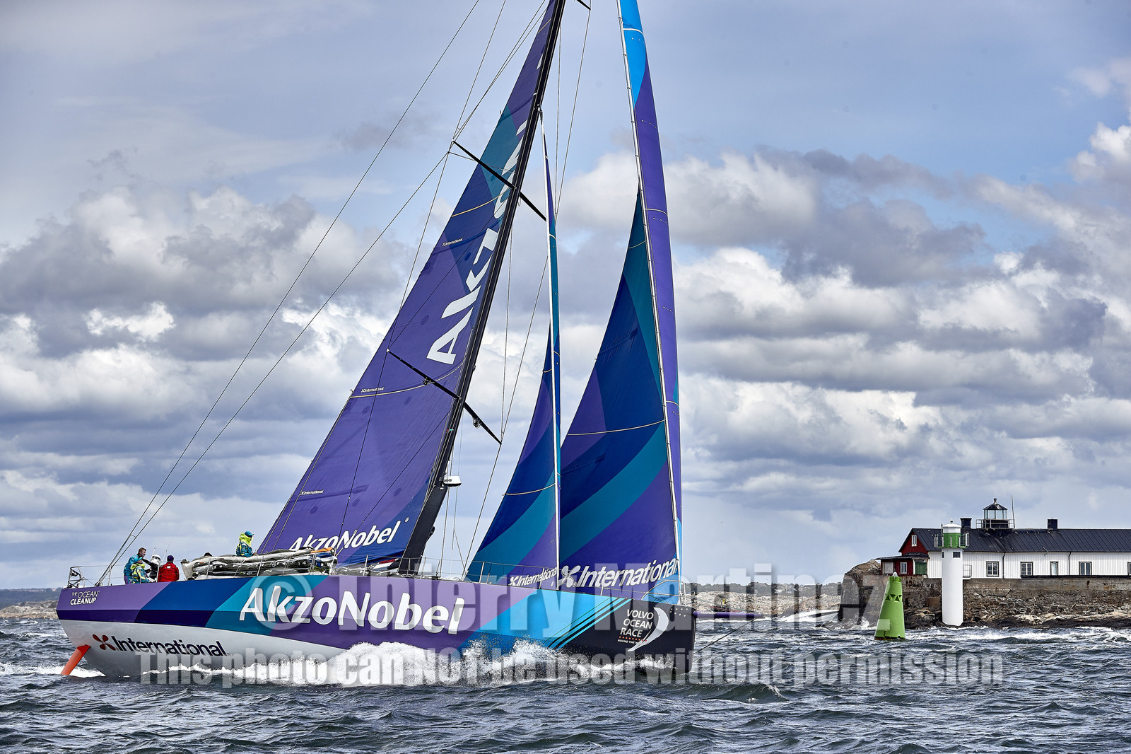 team AkzoNobel  in Volvo Ocean Race 2017-18.