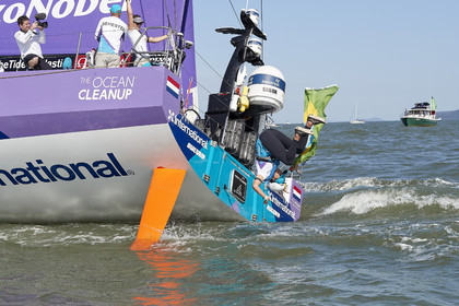 team AkzoNobel  in Volvo Ocean Race 2017-18.