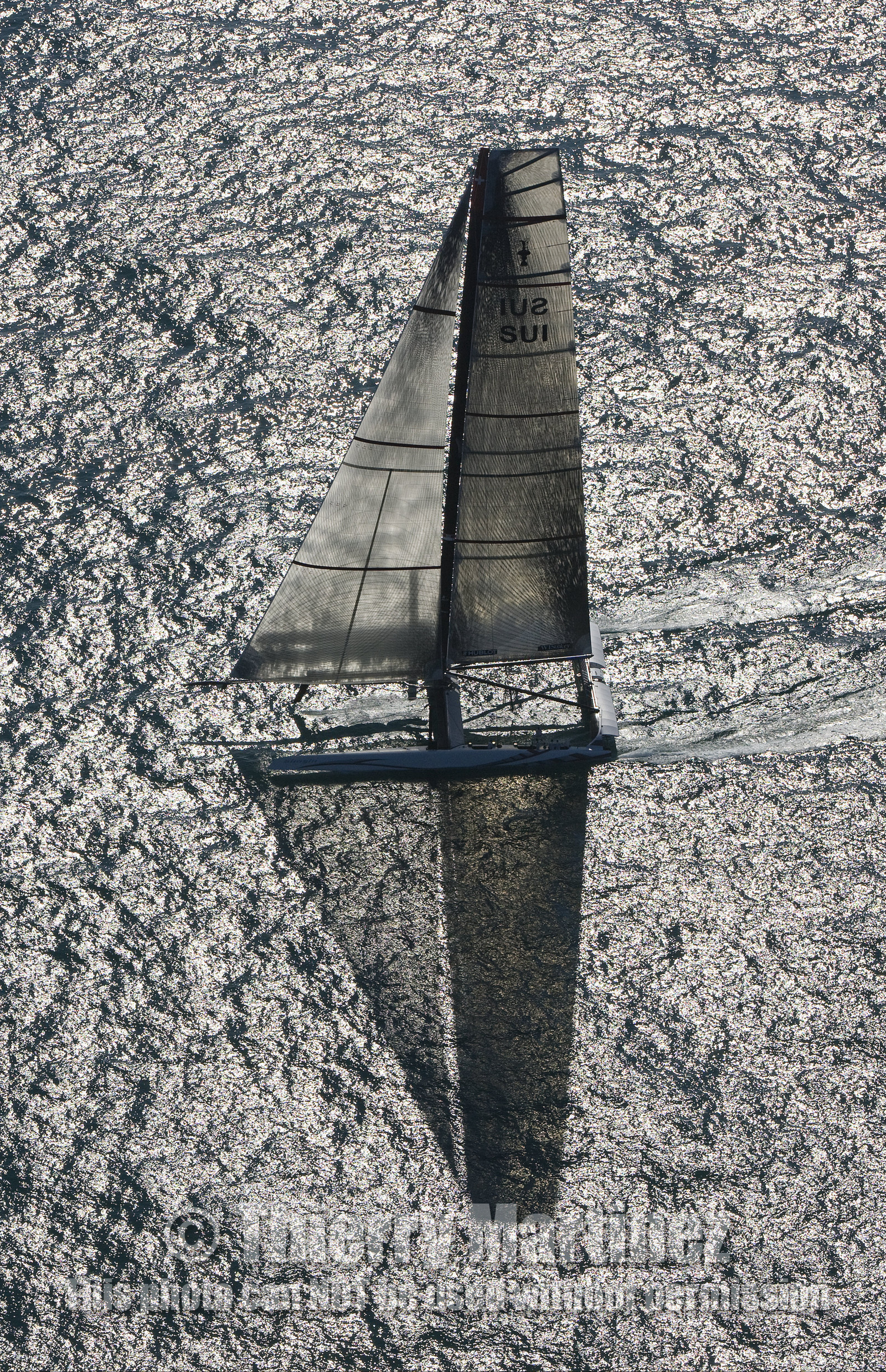 33rd  AMERICA'S CUP Valencia Spain, February 2010 - Defender:  ALINGHI (ALINGHI 5) vs Challenger : BMW Oracle Racing (USA 17)