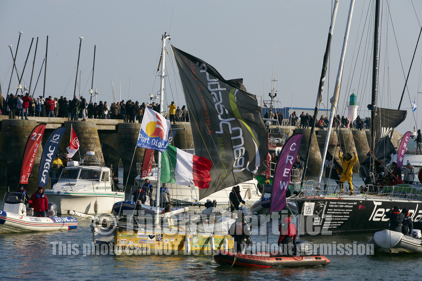 2012 13 VENDEE GLOBE ; Alessandro di Benedetto (FRA ITA) TEAM PLASTIQUE