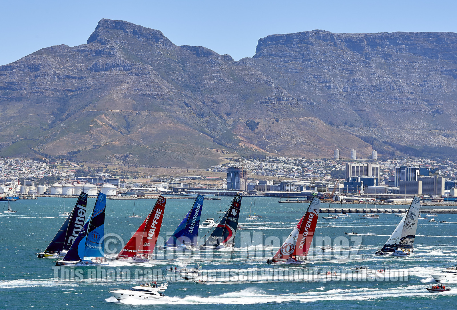 team AkzoNobel  in Volvo Ocean Race 2017-18.